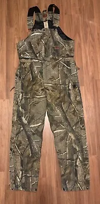 Mens Medium Regular Berne  Camo Real Tree Hunting Overall Bibs  • $39.99