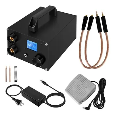 Double Capacitors Energy Storage Dual-pulse Welding 0.3mm Battery Spot Welder • $205.48