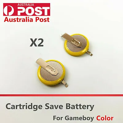 Game Cartridge Save Battery CR2025 For Gameboy Color GBP GBC Game Cartridges • $7.97