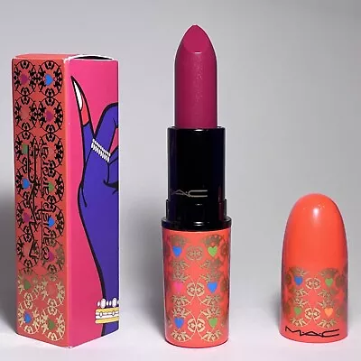 ♡ BNIB MAC *GIRL ABOUT TOWN* Amplified Lipstick ~MANISH ARORA~ Bright Fuchsia ♡ • $228