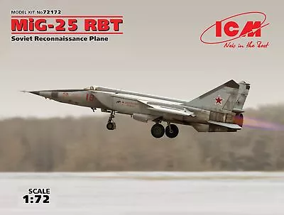 (ICM72172) - ICM 1:72 - MiG-25 RBT Soviet Reconnaissance Plane • $31.46