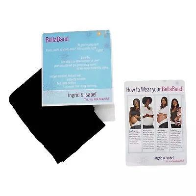 BellaBand Ingrid & Isabel Maternity Everyday Support Band Black Size 4 • $14.99