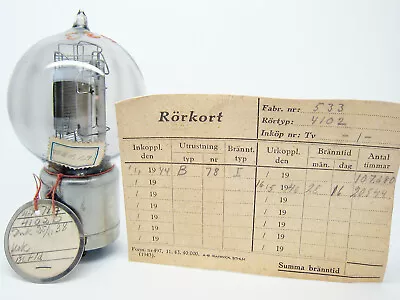 1 WE 102D STC 4102D Test STRONG 150% Tennis Ball Metal Audio Triode Vacuum Tube • $886.45