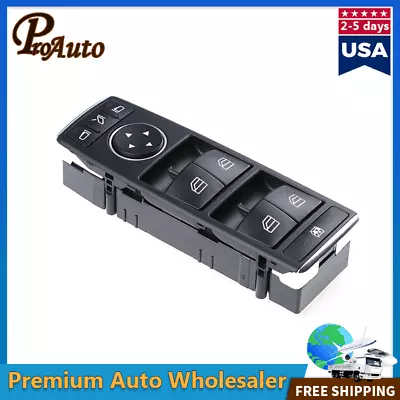 Front Left Power Window Switch For Mercedes Benz W204 W212 C E-Class 2128208310 • $21.99