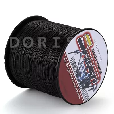 $10.78 • Buy Power Braid 100-2000m 10LB~300LB Dorisea Black Braid Fishing Line Pro Casting