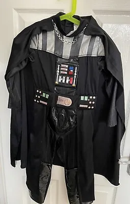 Star Wars Darth Vader Costume Size 4 Age 4-5 Years Fancy Dress World Book Day • £5.99