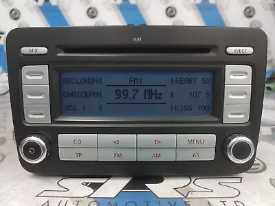 VW Radio / CD Player / RCD 300 MP3 Stereo Head Unit & CODE  1K0 035 186 AD READ • $37.34