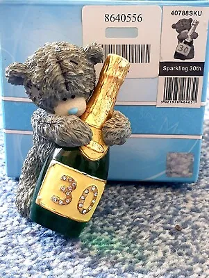 £8.99 • Buy 'Me To You' Blue Nose Bear Tatty Teddy 'Sparkling 30th' Figurine Birthday 40788