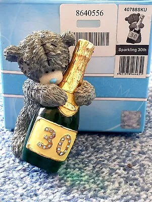 £8.99 • Buy 'Me To You' Blue Nose Bear Tatty Teddy 'Sparkling 30th' Figurine Birthday 40788