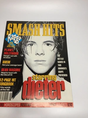£9.95 • Buy Smash Hits Magazine May-June 1993 Dieter Brummer COVER Suede Sean Maguire