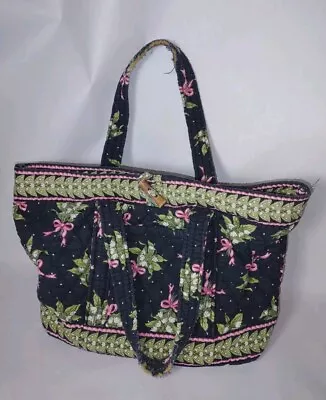 VERA BRADLEY Medium Tote Toggle   New Hope  Retired. 2004  • $17.99