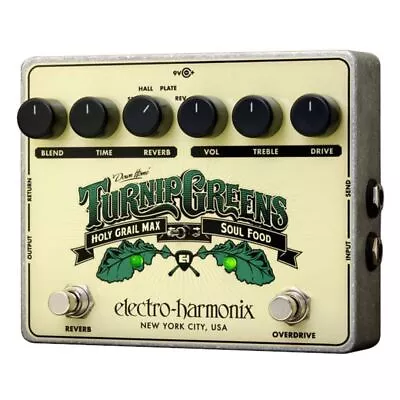 Electro-Harmonix Turnip Greens Multi-Effects Pedal With Selectable True Bypass • $197.28