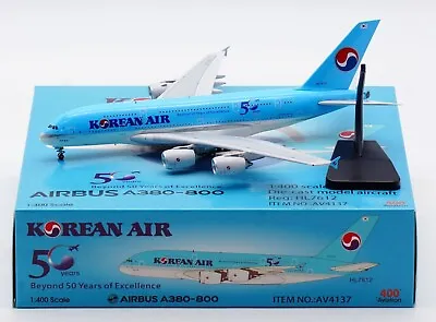 KOREAN AIR A380-841 Reg:HL7612 Aviation400 Diecast Models 1:400 Scale  50th   • $99.99