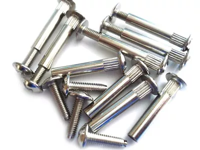 Connecting Screws Bolts M4 Kitchen Cabinet Furniture Carcase Unit Connectors X50 • £11.02