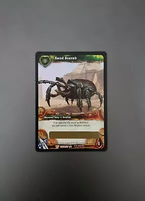 World Of Warcraft TCG Sand Scarab Loot Card Unscratched • $30