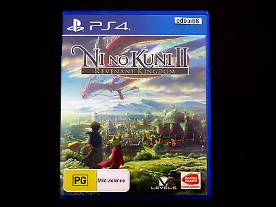 Sony Playstation 4 PS4 Ni No Kuni II 2 Revenant Kingdom Video Game Aus Ver VGC • $15.90