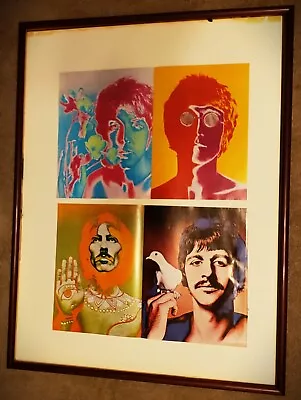 RICHARD AVEDON Vintage BEATLES Psychedelic Portraits Of John Paul George & Ringo • $44.95