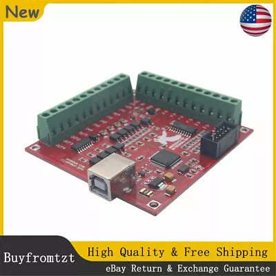 CNC USB MACH3 100Khz Breakout Board 4Axis Interface Driver Motion Controller US* • $21.39