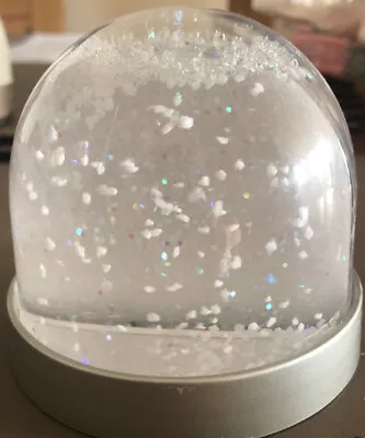 £1 • Buy Snow Globe Picture Frame In Silver 