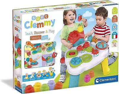 Clementoni Clemmy Touch Discover & Play Sensory Activity Table & Building Blocks • £34.99