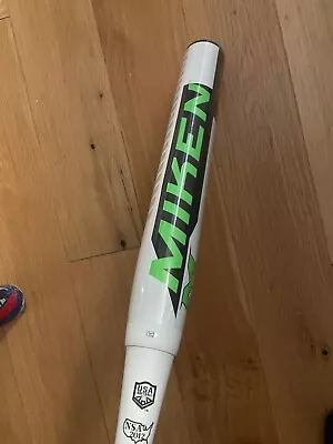 MIKEN MV1 Max Load Dual Stamp  34/30 Softball Bat ASA USA NIW NEVER USED • $119