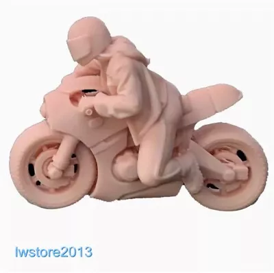 1/87 Motorcycle Man Scene Props Miniatures Figures Model For Cars Vehicles Toys • $14.71