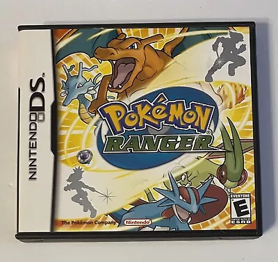 Pokemon Ranger (Nintendo DS 2006) ONLY CASE & Inserts -    NO MANUAL Or GAME • $13.99