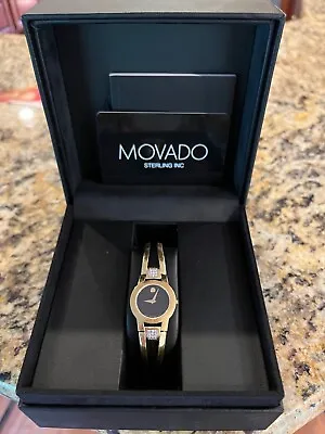 Movado Amorosa Women's Watch Yellow Gold With 18 Diamonds • $800