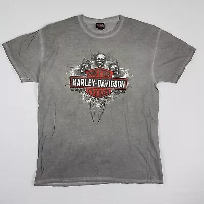 Harley-Davidson New Orleans French Quarter Voodoo T-Shirt 2X Gray • $25