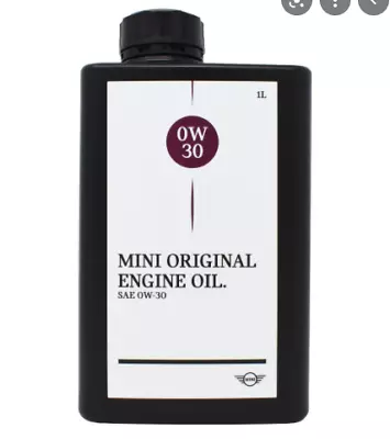 £12.99 • Buy Genuine MINI Engine Oil 1 Litre Shell Top Up LL04 SAE 0W-30 83212365928