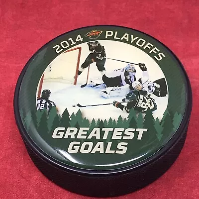 Minnesota Wild Hockey Greatest Goals 2014 Playoffs NHL Puck Mikael Granlund • $10.95