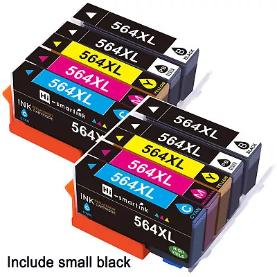 10 Pack Premium 564XL Ink Cartridge For HP Photosmart C309 6510 C309G 5510 5520 • $16.50