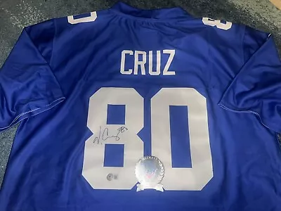 Victor Cruz Signed New York Giants Jersey Super Bowl Champ Legend Beckett • $149.99