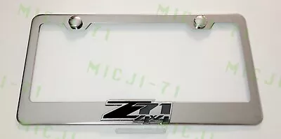 3D Z71 4X4 Emblem Stainless Steel License Plate Frame Rust Free • $22.99