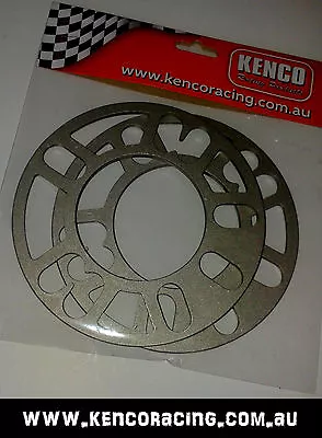 4x KENCO Racing Aluminium Wheel Spacers 98-120mm PCD 8mm Thick Speedway Drift  • $44.99