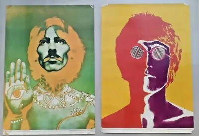 The Beatles Original Posters - Richard Avedon Daily Express Promotional Set 1967 • $1244.54