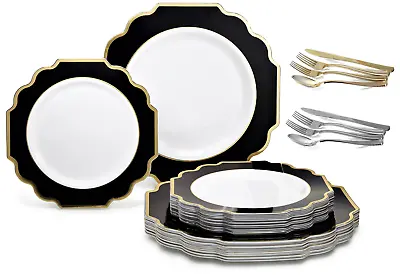 $5.90 • Buy  OCCASIONS  IMPERIAL Bulk Wedding Party Disposable Plastic Plates & Silverware 