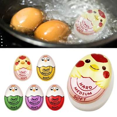 Egg Timer Resin Boiled Egg Cooker Color Changing Cooking Temperature Tool • $7.98