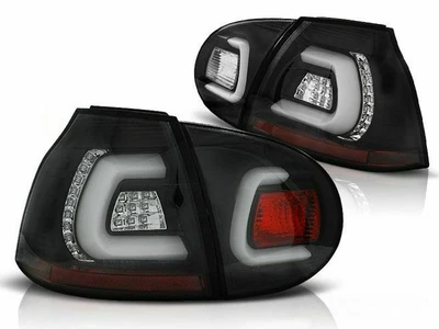 $445.28 • Buy Vw Golf 5 2003 2004 2005 2006 2007 2008 2009 Tail Lights Ldvwa3 Black Led