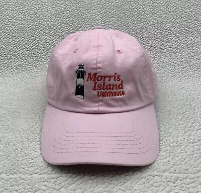 Morris Island Lighthouse Hat Cap Womens OSFM Pink Save The Light South Carolina • $13.47