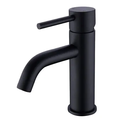 WELS Bathroom Basin Mixer Taps Sink FaucetSolid Brass Brushed Gold/Matte Black • $49.99