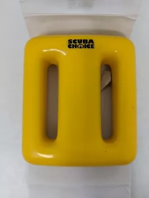 Scuba Choice Yellow Vinyl Coated Lead Diving Weight 2lbs New Open Box • $19.99