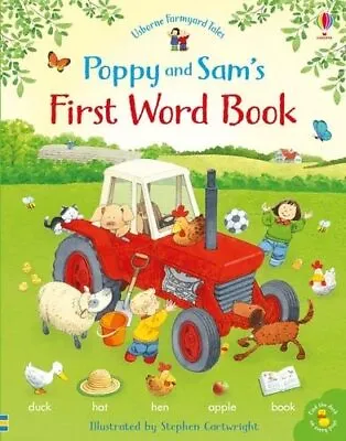 Poppy And Sam's First Word Book (Farmyard Tales Poppy And Sam) By Heather Amery • £2.88