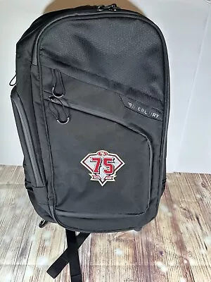 Mercury Luggage San Francisco 49ers Logo 75 Year Black Luggage Backpack Carry On • $25