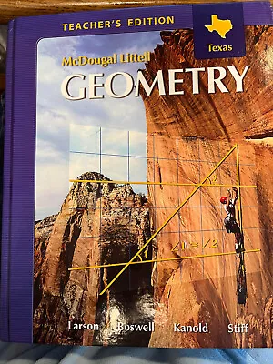 Geometry Teacher's Edition Grades 9-12: Mcdougal Littell High School Math Texas • $34.95