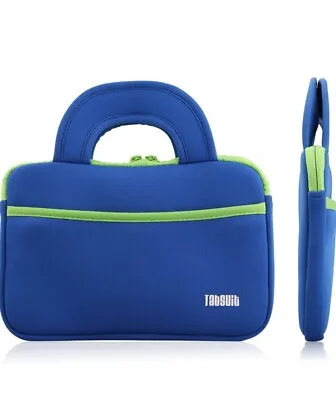 New Home Kids Toy Tablet PC Carrying Sleeve Case Bag With Accessory Pocket Blue • £8.79