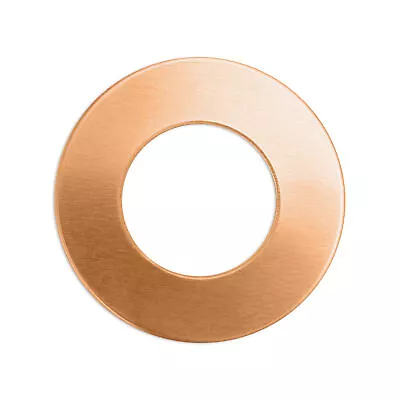 Copper Premium Metal Stamping Washer Discs 24 Pc- Jewelry Blanks • $29.52