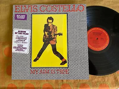Elvis Costello My Aim Is True NM In Shrink Hype Stickers Vintage US Vinyl • $24