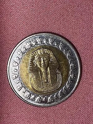 £3.20 • Buy World Coins Egyptian Pharaoh Tutankhamun 1 Pound Coin, Golden Silver Colored.L12