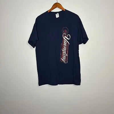 Yuengling Lager Mens XL Navy Blue Tshirt Short Sleeve Graphic Tee Oldest Brewery • $10.49